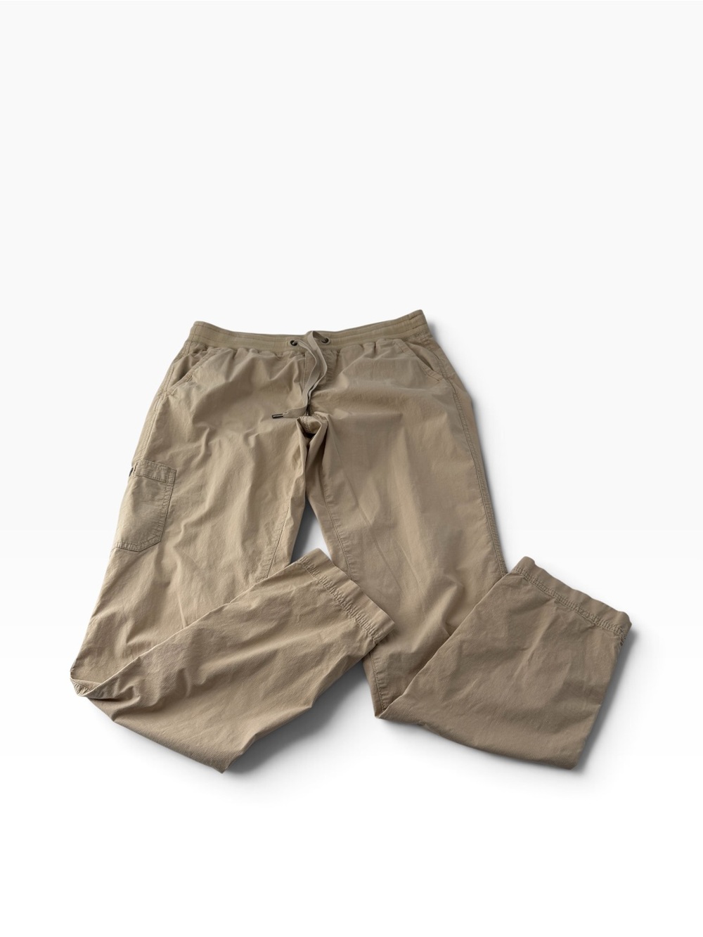 L.L. Bean Ripstop Hiking Utility Women’s M Tan Pants Gorpcore Cabincore Casual